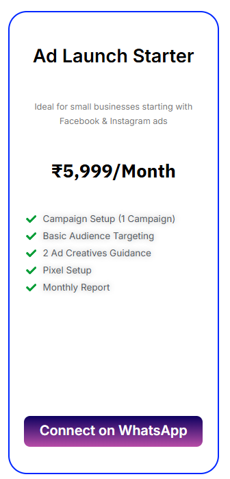 Ads Management (Meta) - AD launch Starter