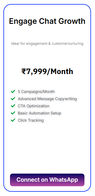 WhatsApp marketing - Engage Chat Growth